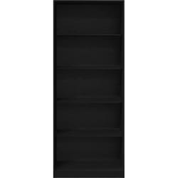 Vidaxl - Armoire Chêne Noir 80 x 50 x 200 cm Bois d'ingénierie