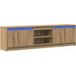 Vidaxl - Meuble tv Marron 182 x 34 x 50 cm Bois d'ingénierie
