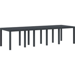 Vidaxl - Table de jardin Anthracite 300x100x73 cm Poly Rattan