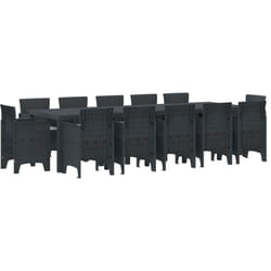 Vidaxl - Ensemble de salle à manger de jardin avec coussins 13 pcs