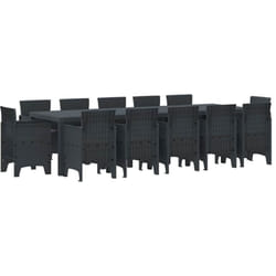 Vidaxl - Ensemble de salle à manger pour jardin 13 pcs Anthracite
