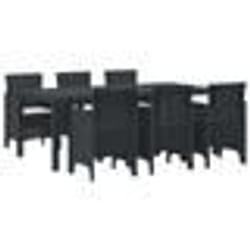 vidaXL Ensemble de salle à manger de jardin 7 pcs Anthracite
