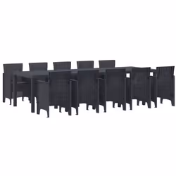 Ce set de salle à manger d'extérieur avec un design ergonomique fusionne parfaitement la simplicité et la fonctionnalité du m ...