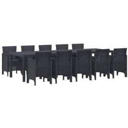Vidaxl - Ensemble de salle à manger de jardin avec coussins 11 pcs