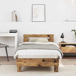 Cadre De Lit Bois Ancien 90 X 200 Cm Bois D'Ingénierie Vidaxl