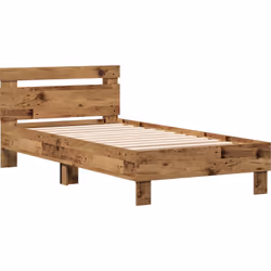 Découvre le cadre de lit en bois massif vidaXL—c'est le mélange parfait de style et de praticité, offrant un confort au top p ...