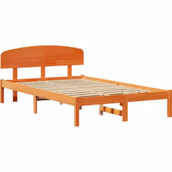 Ce cadre de lit plateforme allie durabilité et style, créant un espace de sommeil élégant pour les adultes. Fait en bois mass ...