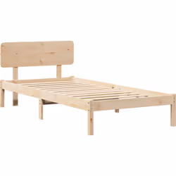 Ce cadre de lit plateforme à design minimaliste s'adapte à toutes les décorations de chambre et offre un espace de sommeil co ...