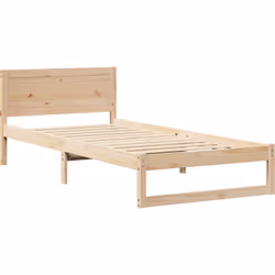 Ce cadre de lit minimaliste est pensé pour allier forme et fonction, te proposant un couchage soigné et stylé pour ta chambre ...