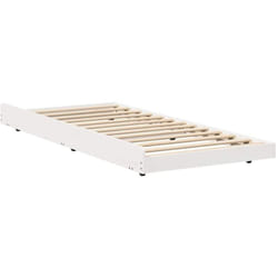 Cadre de lit Blanc 90 x 200 cm Bois de pin massif Vidaxl