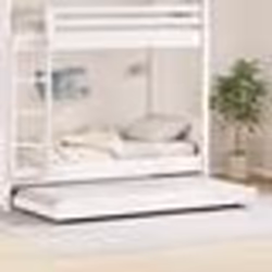 vidaXL Cadre de Lit Blanc Bois de Pin 90 x 190 cm Simple 873428