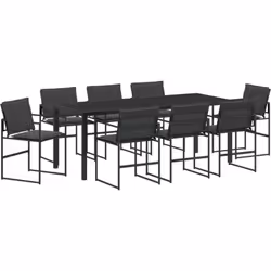 Cet ensemble de salle à manger de jardin allie style moderne et praticité au quotidien. Parfait pour donner un coup de frais  ...
