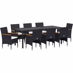 Cet ensemble de quatre chaises de salle à manger de jardin mixe style moderne et praticité, parfait pour tout endroit extérie ...