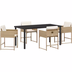 Cet ensemble repas jardin mêle style et confort, avec un design moderne parfait pour n'importe quel espace extérieur. Idéal p ...