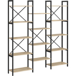 Tagère Chêne sonoma 156 x 25 x 167.5 cm Bois d'ingénierie Vidaxl