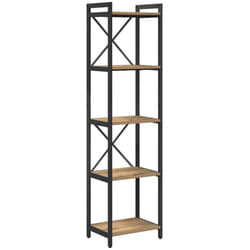 Bibliothèque chêne artisanal 40 x 30 x 153 cm Bois d'ingénierie Vidaxl