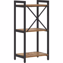 Cette bibliothèque combine parfaitement design industriel et rangement pratique, faite pour votre chez-vous moderne. Fabriqué ...