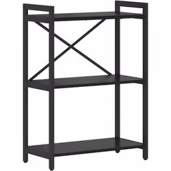 Cette bibliothèque combine parfaitement design industriel et rangement pratique, faite pour votre chez-vous moderne. Fabriqué ...