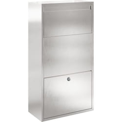 Vidaxl - Boîte aux lettres de dépôt 44x22x82 cm Acier inoxydable