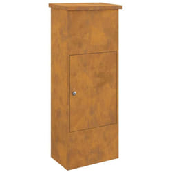 Boîte de dépôt de colis Rouillé 44.5 x 29 x 110.5 cm Vidaxl