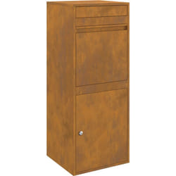 Vidaxl - Boîte de dépôt de colis Rouillé 41 x 38 x 103 cm
