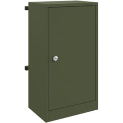 Boîte aux lettres Vert olive 30 x 23 x 55 cm Acier Vidaxl