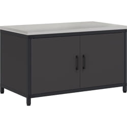 Vidaxl - Meuble de rangement de cuisine Noir 60 x 50 x 92 cm Acier