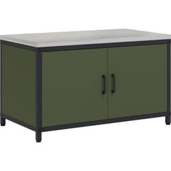 Vidaxl - Meuble de rangement de cuisine Vert olive 60 x 50 x 92 cm Acier