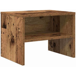 Cabinet de chevet Bois ancien 40 x 40 x 30 cm Bois d'ingénierie Vidaxl