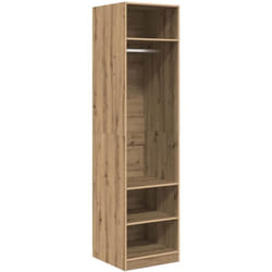 Vidaxl - Armoire avec étagère chêne artisanal Bois d'ingénierie