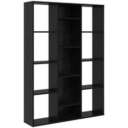 Paravent Chêne noir 100 x 24 x 140 cm Bois d'ingénierie Vidaxl