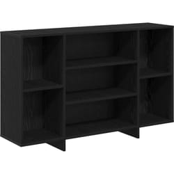 Vidaxl - Buffet Chêne noir 120 x 30 x 75 cm Bois d'ingénierie