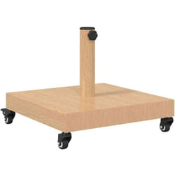 Vidaxl - Socles de parasol d'extérieur Bois clair 45 x 45 x 32 cm