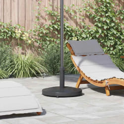 vidaXL Base de parasol extérieur Réglable Gris foncé 48 x 48 x 32 cm