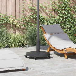 vidaXL Base de parasol extérieur Gris foncé 48 x 48 x 32 cm