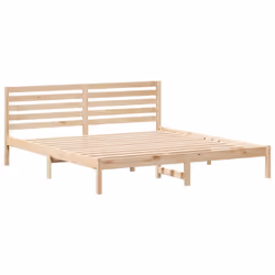 Ce cadre de lit plateforme apporte un joli look moderne à n'importe quelle chambre. Son design minimaliste va bien avec des i ...