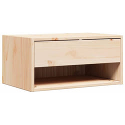 Table de chevet Marron 50 x 32,5 x 24 cm Bois massif en pin Vidaxl