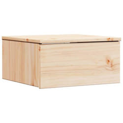 Table de chevet Marron 37 x 35 x 18,5 cm Bois massif en pin Vidaxl