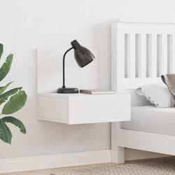 Table De Chevet Avec Tiroir 2 Pcs Blanc 42 X 32,5 X 40 Cm Vidaxl