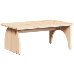 Table basse Naturel 80 x 50 x 31 cm Bois massif en pin Vidaxl