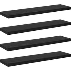 Vidaxl - Planches d'étagère – 4 pièces en noyer noir, 40x10x1,5 cm, faites en bois d'ingénierie.