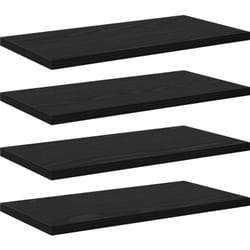 Vidaxl - Planches de bibliothèque - 4 pièces en chêne noir, 40x20x1,5 cm, fabriquées en bois d'ingénierie.
