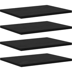 Vidaxl - Planches d'étagère , 4 pièces, chêne noir, 40x30x1,5 cm, faites en bois d'ingénierie