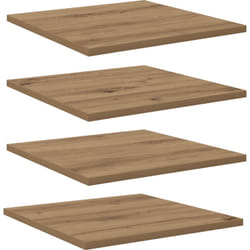 Vidaxl - Planches de bibliothèque , 4 pièces, en chêne, 40x40x1,5 cm, en bois d'ingénierie.