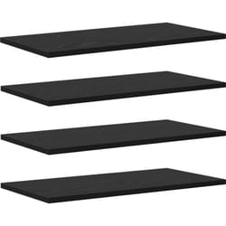 Vidaxl - Planches de rangement - Pack de 4 en chêne noir, 60x30x1.5 cm, en bois d'ingénierie