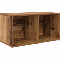 Cette étagère de rangement en cube offre une solution polyvalente pour l'organisation et l'esthétique, s'intégrant harmonieus ...