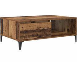 Table basse Bois ancien 90 x 60 x 35 cm Bois d'ingénierie vidaXL