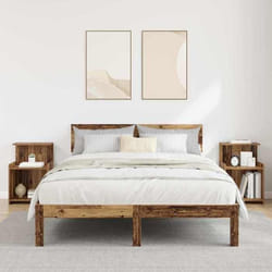 vidaXL Tables de chevet - Lot de 2 en bois ancien - 40 x 35 x 60 cm - Meubles en bois pour lintérieur - Table de nuit 875135