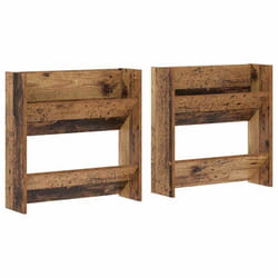 Vidaxl - Cabinets À Chaussures Muraux Avec Étagère 2 Pcs Bois Ancien