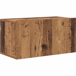 Ce meuble TV mêle charme rustique et praticité pour ton espace. Fabriqué en panneau de particules robuste, il a une belle fin ...
